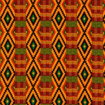 Add bright, fun colors and striped patterns to your crafts! Orange Striped Kente Fabric is a traditional looking kente fabric that boasts a bright orange color with darker geometrical designs running across the fabric in stripes. Use it to create bold garments and crafts!     Details:   Width: 43" - 44"  Weight: Lightweight  Country Of Origin: China  Content: 100% Cotton  Care: Machine Wash, Cold; Use Mild Soap, No Detergent; Fluff Or Delicate Cycle, Low Heat. Do Not Bleach.      Available in 1- Kente Pattern, African Fabric Patterns, Kente Cloth Patterns, Kente Pattern Design, Kente Fabric, Kente Fabric Patterns, East African Fabric Patterns, Kente Cloth Patterns African Textiles, Ankara Fabric With Vibrant Print