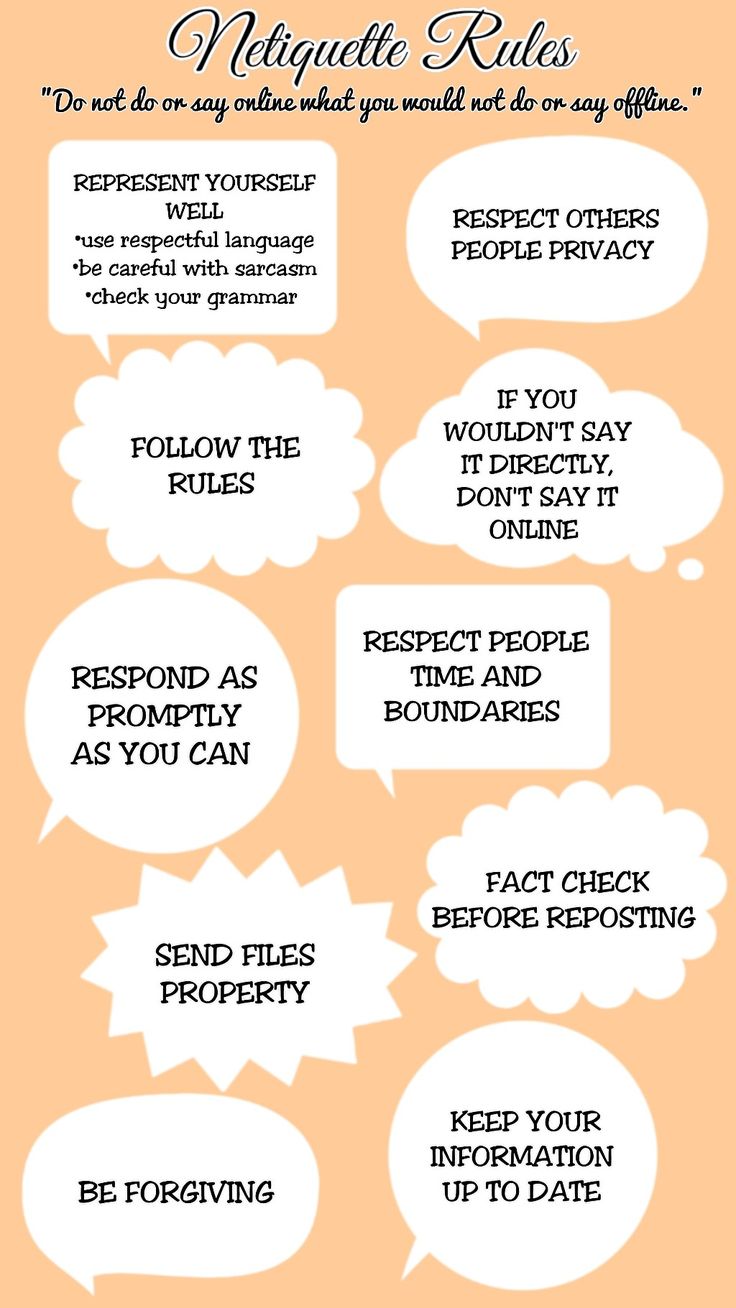 a poster with different types of speech bubbles on it's sides and the words negative rules