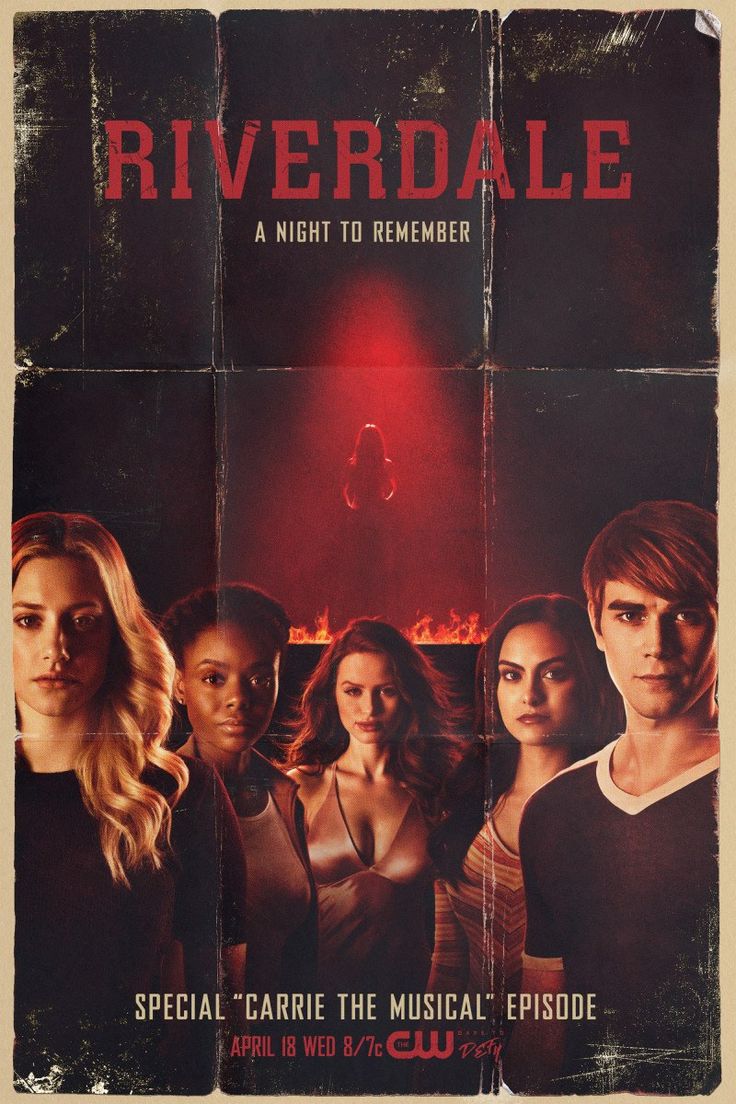 the poster for riverdale starring actors