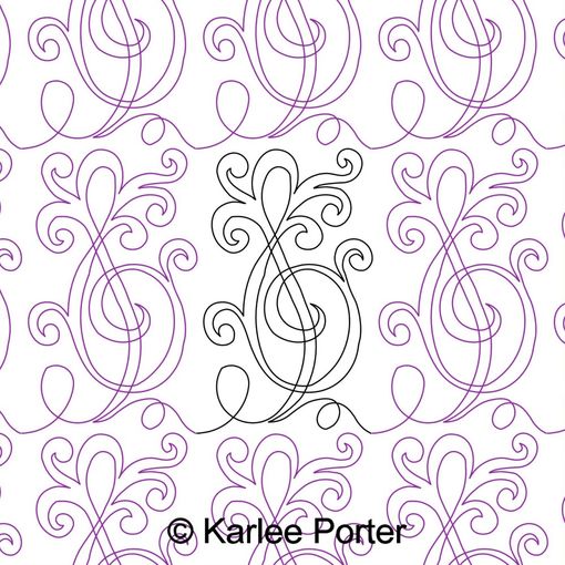 an intricate design with swirls and scrolls