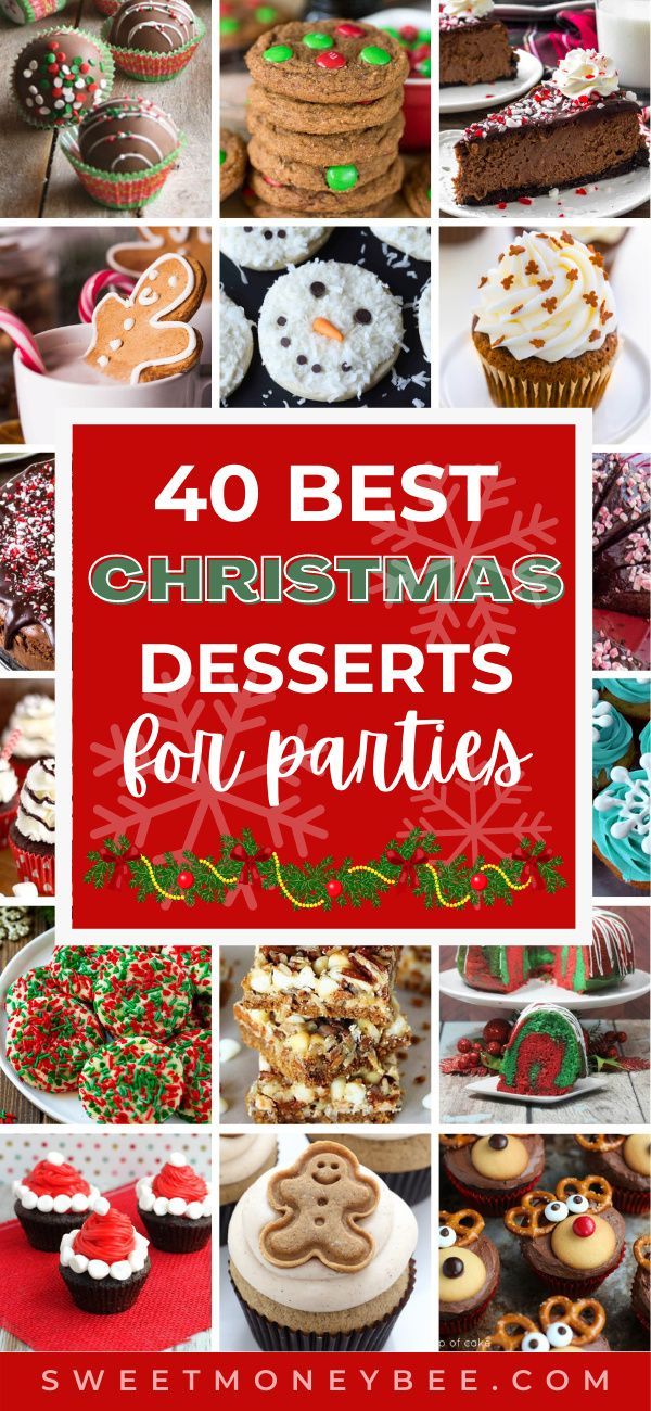 the best christmas desserts for parties and holiday treats to share with your loved ones