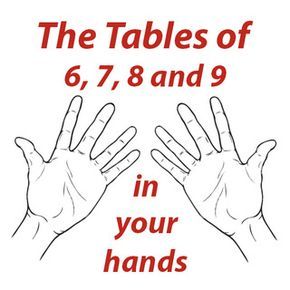 the tables of 6, 7, 8 and 9 in your hands are posted on facebook