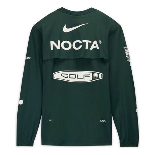 Men's Nike x Drake Crossover NOCTA Golf Series Crewneck Top Logo Printing Golf Round Neck Pullover Us Edition Professional Green Hoodie DJ5584-397 (U.S. Edition) Golf Apparel Men, Golf Outfit Men, Sports Apparel Design, Golf Tshirt, Sports Fashion Design, X Drake, Golf Caddy, Golf Inspiration, Nike Gear