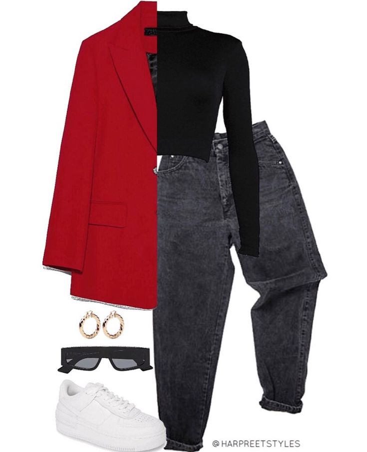 Casual Hijab Outfit, Muslimah Fashion Outfits, Rock Punk, Muslimah Fashion, Looks Chic, Red Outfit, Hijab Outfit, Outfits Casual, Lookbook Outfits