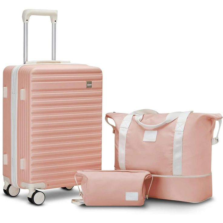 Imiomo offering a versatile range of suitcases that are not only lightweight and wear-resistant but also perfect for various occasions, including business trips, travel adventures, and school journeys. Our luggage is thoughtfully designed to make your travel worry-free, ensuring your belongings stay secure and organized throughout your trip. Beyond suitcases, Imiomo provides a comprehensive selection of travel accessories, including storage bags and convenient carry-on totes. Our mission is to s Pink Travel Bag With Luggage Sleeve, Rectangular Pink Luggage For Travel, Pink Rectangular Luggage For Travel, Pink Travel Bag For Trips, Pink Luggage With Luggage Sleeve For Daily Use, Pink Travel Bag With Luggage Sleeve For Weekend Trips, Rectangular Pink Travel Accessories For Overnight Trips, Pink Luggage With Luggage Sleeve For Overnight Trips, Pink Luggage With Sleeve For Overnight Trips