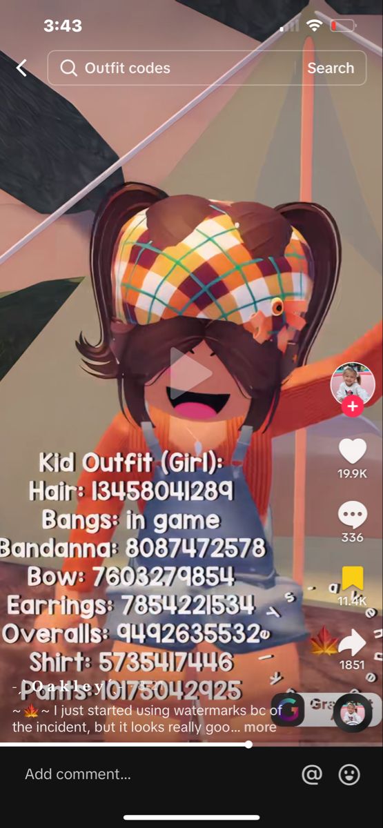 the screenshot shows an animated girl with long hair, wearing a hat and scarf