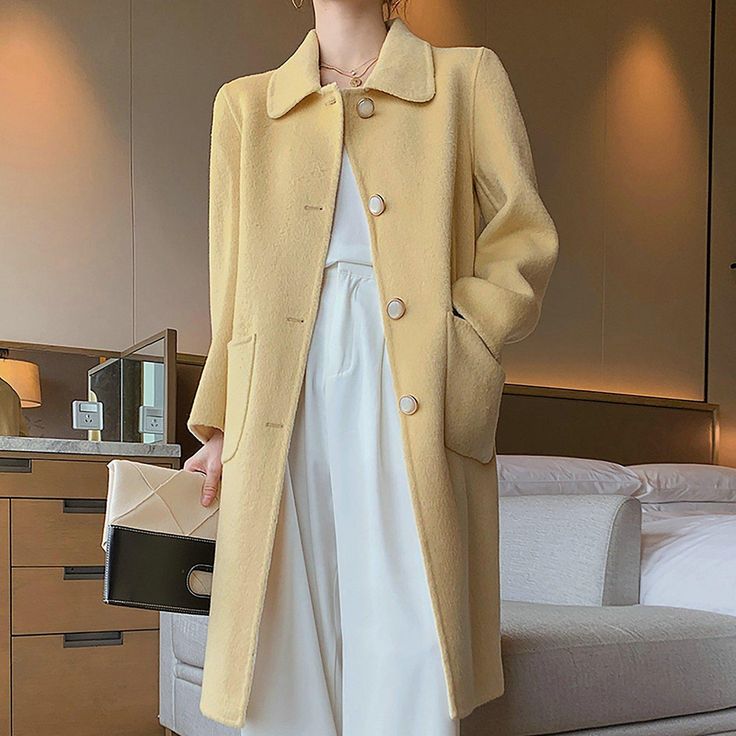 Women Double face Wool coat