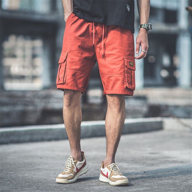 Description:- --100% Brand New And High Quality --Stylish Men's Cargo Shorts, Great For Casual , Hiking, Outdoor Activities. --Color: Black --Size: 28 In. - 34 In. Waist Size Package Contains: - --1 Pcs Of Shorts --Comes In Asian Size Tips: Asian Size, Smaller Than Normal Size, Please Compare The Size List Before Purchase. The Smell Of Neoprene Is Normal, It Will Vanished After Washing, It’s Made By Safety Material. If You Have Any Question When You Using , We’re Always Available To Help You. Casual Orange Bottoms With Pockets, Red Shorts With Side Pockets, Red Summer Pants With Pockets, Casual Orange Bottoms With Side Pockets, Casual Red Pants For Summer, Red Bottoms With Side Pockets And Relaxed Fit, Orange Short Bottoms For Streetwear, Red Casual Bottoms For Streetwear, Casual Red Bottoms For Streetwear