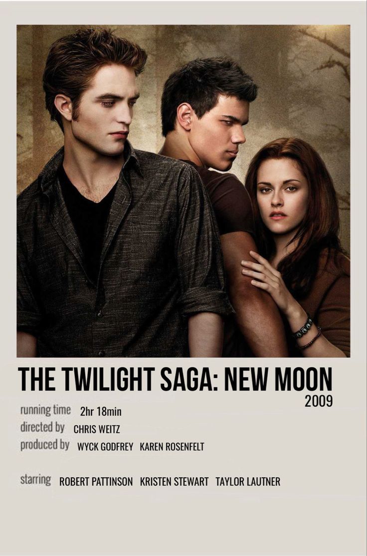 the twilight saga new moon movie poster