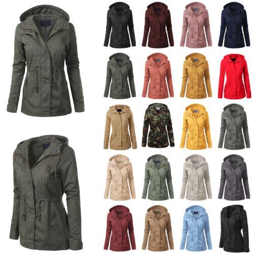 Top Seller for MixMatchy Casual Lightweight Military Safari Anorak Utility Hoodie Jacket, Womens-jacket Utility Hoodie, Top Seller, Edgy Fashion, Hoodie Jacket, Jackets & Coats, Jackets For Women, Zipper, Quick Saves, Clothes