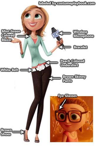 a cartoon girl with glasses holding a cell phone and pointing to the text below it