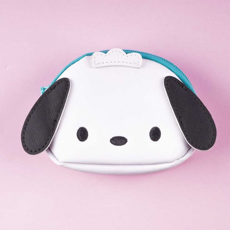 Pochacco Die-Cut Mini Pouch with Card Holder - Blippo Kawaii Shop Kawaii Coin Purse With Card Slots For Gift, Cute White Wallet For Gift, Cute White Wallet Perfect For Gifts, Cute White Wallets For Gifts, Cute White Wallets As Gifts, Kawaii Coin Purse With Zipper, Cute Pouch Coin Purse With Card Slots, Cute Coin Purse With Card Slots, Cute White Coin Purse