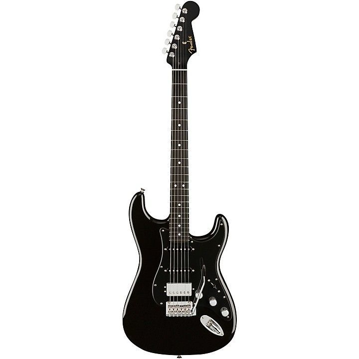 an electric guitar is shown on a white background