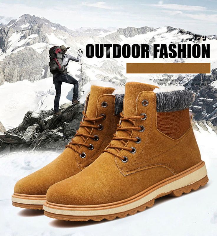 Section:Adults Item Type:Boots SKU:Men Winter Boots Heel Height:Low (1-3 cm) Outsole Material:Rubber Stylish:Ankle Strap Insole Material:Polyurethane Handmade:Yes Season:Winter Shaft Material:Flock Clasp Type:Lace-up Sock Shape:Round Toe Fit:Fit, take your regular size Upper Material:Faux Suede Boot Type:Warm Bots Lining Material:Short Plush Height of the boot:Anchor Pattern:Solid Men Winter Shoes:Fur Flock Winter Shoes Men Leather Boots:Men Leather Winter Ankle Boots Men Casual shoes:Men Warm C Winter Hiking Suede Lace-up Boots, Winter Hiking Lace-up Suede Boots, Winter Suede Lace-up Boots For Hiking, Winter Hiking Lace-up Boots With Round Toe, Winter Suede Waterproof Walking Boots, Winter Waterproof Suede Boots For Walking, Winter Suede Waterproof Boots For Walking, Suede Waterproof Boots For Winter Walking, Casual Suede Lace-up Boots For Winter