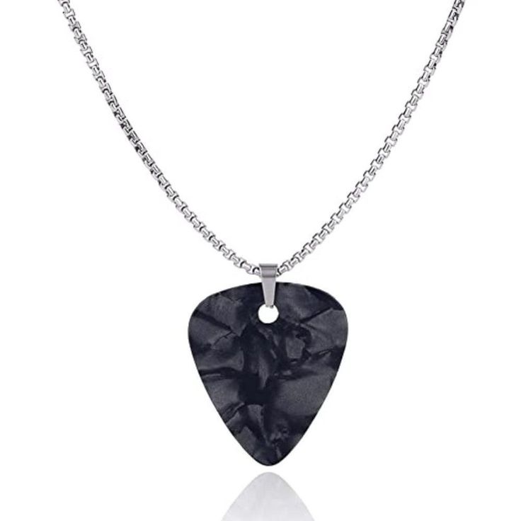 Size: The Guitar Pick Necklace Is 22". Personalized Necklace For Women Men Or Kids. Material: The Chain Of The Guitar Pick Necklace Is Made Of Sturdy Stainless Steel, And The Pendant Is Made Of High Quaility Material, No Harm For The Skin. Perfect Gift: Perfect For Costume, Cosplay, Halloween, Christmas, Dress Up Party, Bar, Vacation Or Daily Wear. Men Halloween Costume, Pick Necklace, Christmas Dress Up, Dress Up Party, Guitar Pick Necklace, Silver Drop Necklace, Floral Statement Necklace, Men Halloween, Cosplay Jewelry