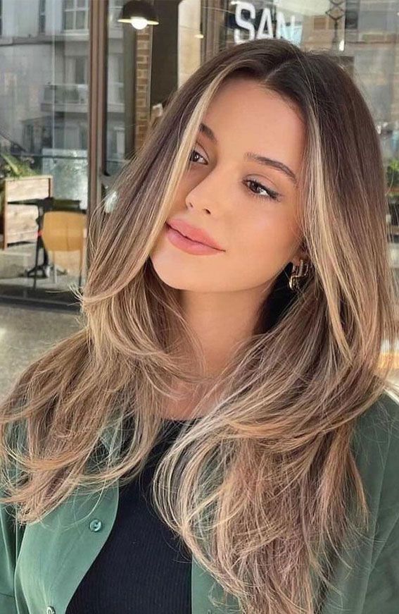 Haircut Selfie, Photo Hijab, Rambut Brunette, Brown Hair Inspo, Brunette Hair With Highlights, Cute Hairstyle, Brown Hair Balayage, Blonde Hair Inspiration, Light Hair Color