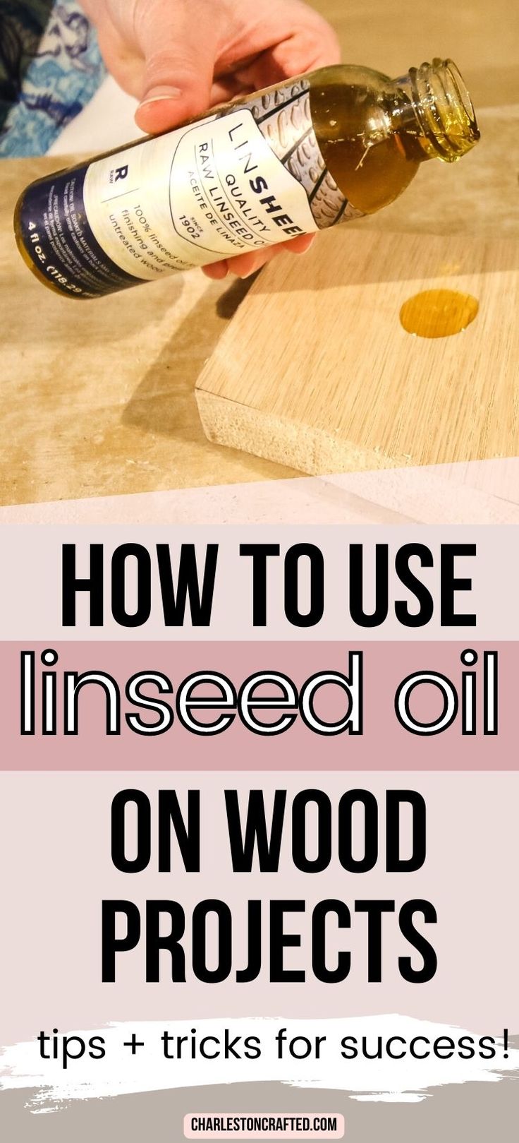 Oil For Wood Furniture, Wood Oil Diy, Linseed Oil On Wood Furniture, Wood Oil Finish Natural, Boiled Linseed Oil Finish, Oiling Wood, Staining Plywood, Diy Wood Cleaner, Linseed Oil On Wood