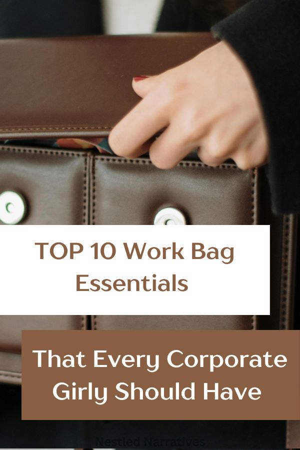 These are my top 10 must have items that I never leave the house without! Work Bags For Women Laptops, Office In A Bag, Office Survival Kit, Work Bag Essentials, Bag Must Haves, Corporate Girly, Womens Work Bag, Mini Office, Executive Assistant