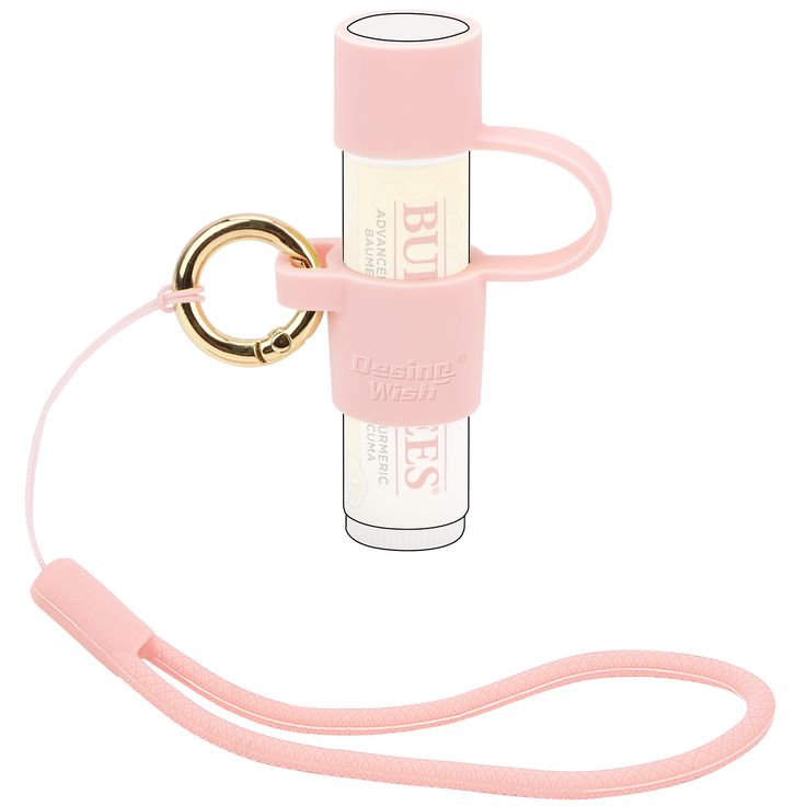 Buy Desing Wish Silicone Chapstick Holder with Cap Cover, 0.6'' Diameter Portable Lip Balm Holder Key Chain Sleeve Chapstick Keychain Holder with Wrist Strap Lanyard - Pink: Shop top fashion brands Balms & Moisturizers at Amazon.com ✓ FREE DELIVERY and Returns possible on eligible purchases Purse Tower, Plastic Packaging Design, Skin Care Design, Chapstick Keychain, Mini Origami, Chapstick Holder Keychain, Tiktok Made Me Buy It, Plastic Pop, Dior Lip