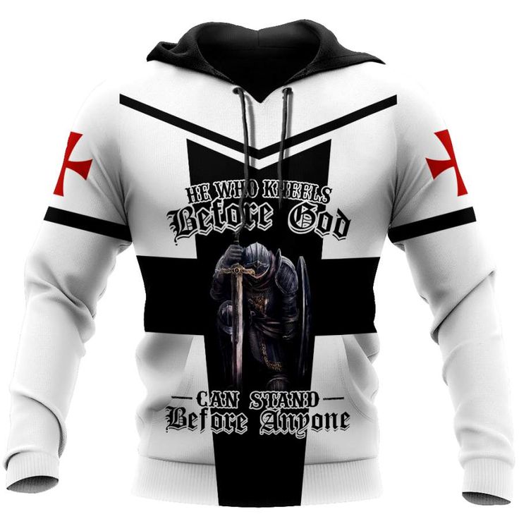 Knight Templar God Jesus 3D All Over Printed Shirt Hoodie For Men And Women MP22082005 available in T-shirt, hoodie, tank top, longsleeve, multi color and size S M L XL XXL 3XL 4XL 5XL. Shipping from the US. Easy 30 day return policy - Shop now! 6.1-ounce, 100% cotton .Double-needle neck, sleeves and hem; Roomy Unisex Fit. Ash is 99% cotton, 1% poly; Sport Grey is 90% cotton, 10% poly; Dark Heather is 50% cotton, 50% polyester .Decoration type: Digital Print. Made by Gildan Knight Templar, Crusader Knight, Hoodie Ideas, Hoodie For Men, God Quotes, God Jesus, Christian Shirts, Mens Clothing, Hoodie Design