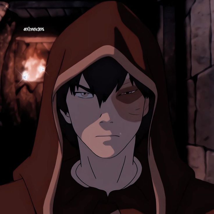 a man in a hooded jacket looking at the camera with an evil look on his face