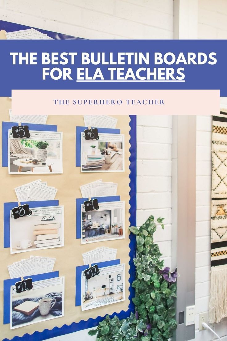 the best bulletin boards for ela teachers