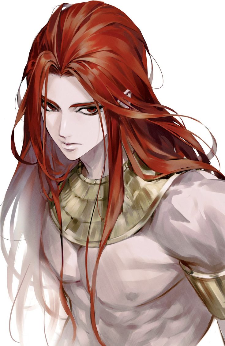 a woman with long red hair is wearing armor and holding her hands behind her back