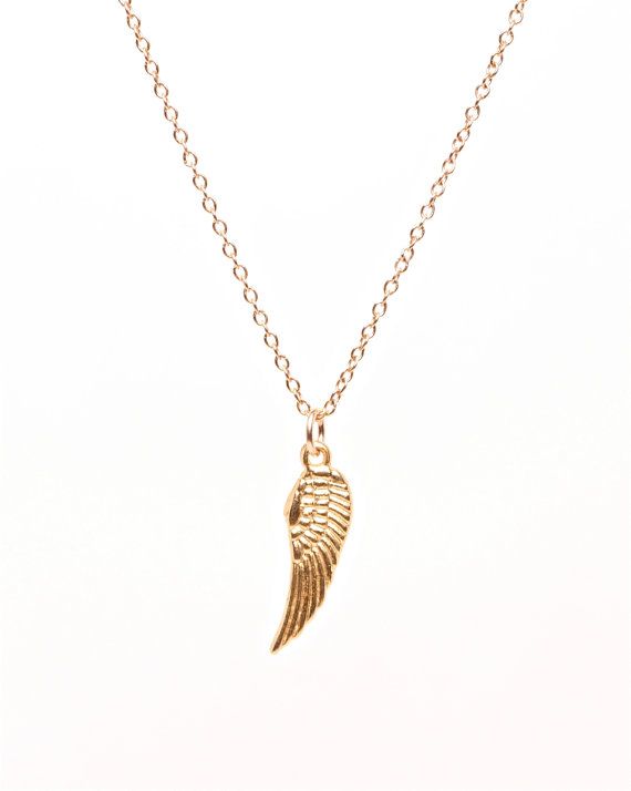 Tiny wing necklace gold wing necklace angel wing a by BubuRuby Sterling Silver Gold Angel Wings Jewelry, Gold Winged Sterling Silver Jewelry, Gold Sterling Silver Jewelry With Angel Wings, Gold Wing-shaped Sterling Silver Necklace, Angel Wings-shaped Jewelry As Gift, Angel Wings-shaped Jewelry For Gifts, Angelic Gold Necklaces As Gifts, Angelic Gold Necklaces For Gifts, Angel Wings Jewelry Gift