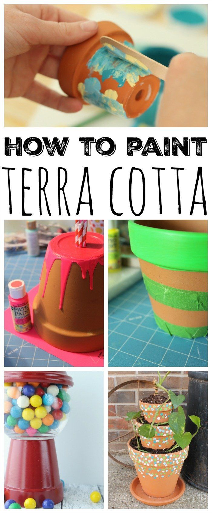 how to paint terra cota with the title overlay that reads, how to paint terra cota