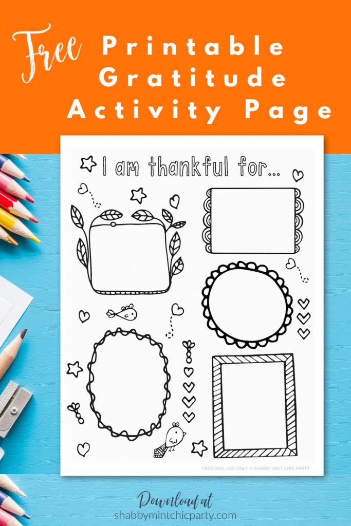 the free printable thanksgiving activity page for kids to practice their handwriting and writing skills