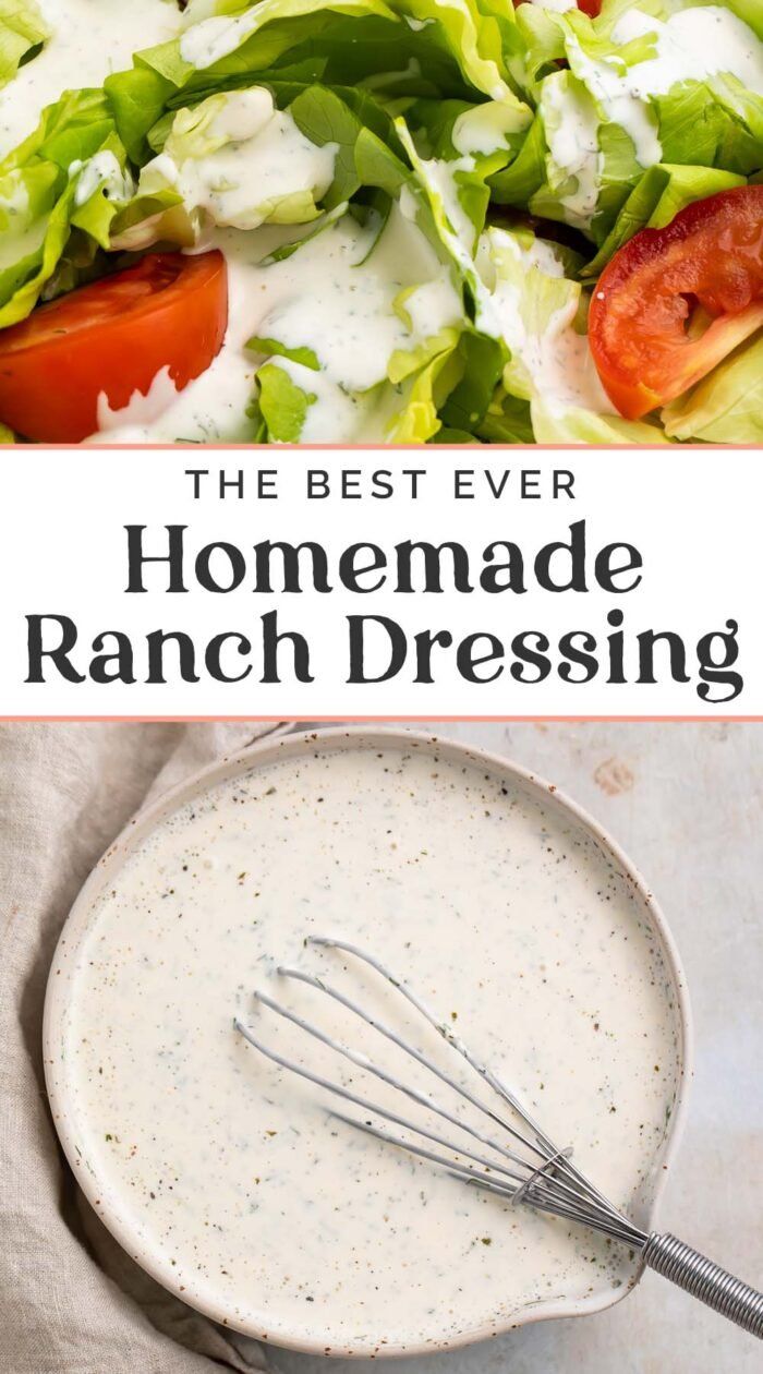 the best ever homemade ranch dressing recipe