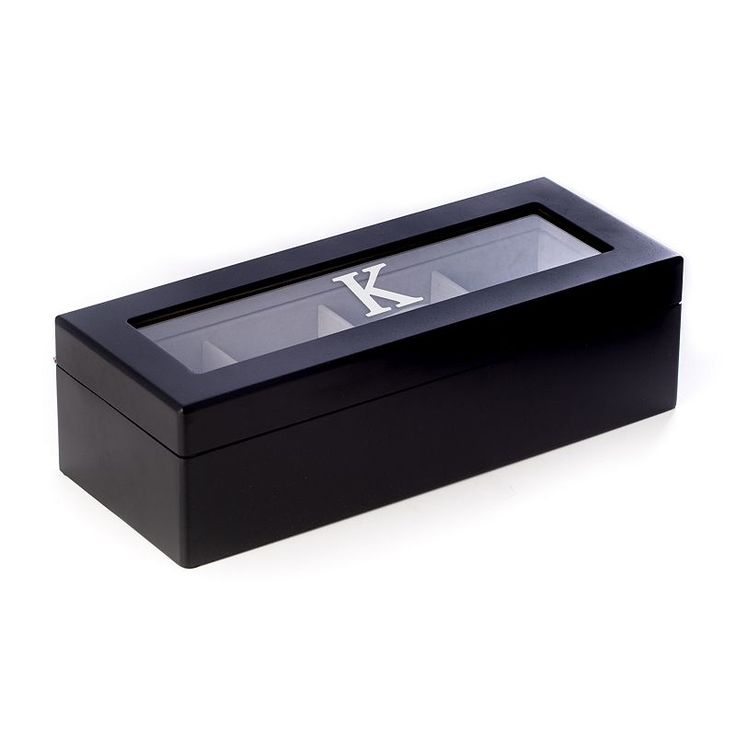 a black box with the letter k on it's front and side window open