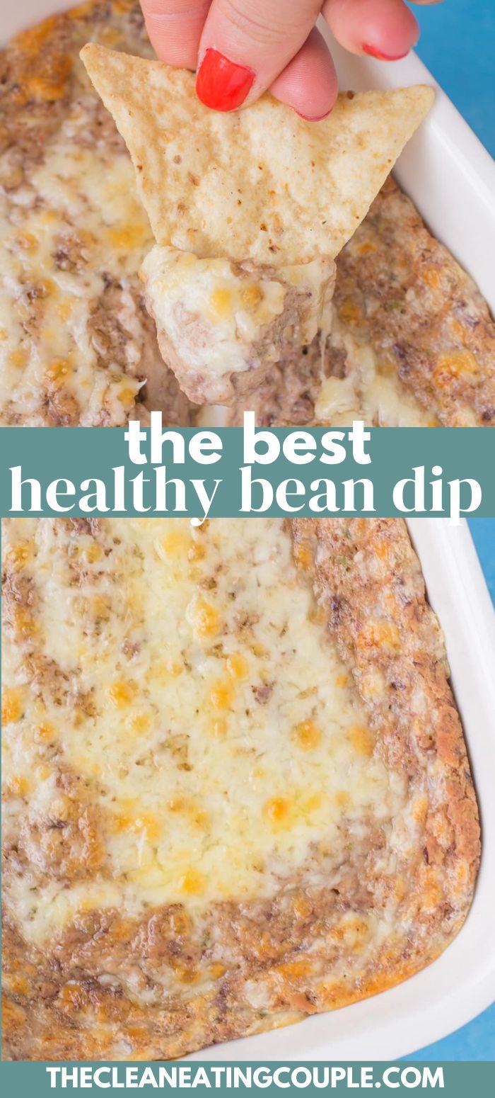 the best healthy bean dip recipe is made with ground beef, cheese and tortilla chips