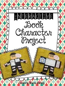 an interactive book character project for kids