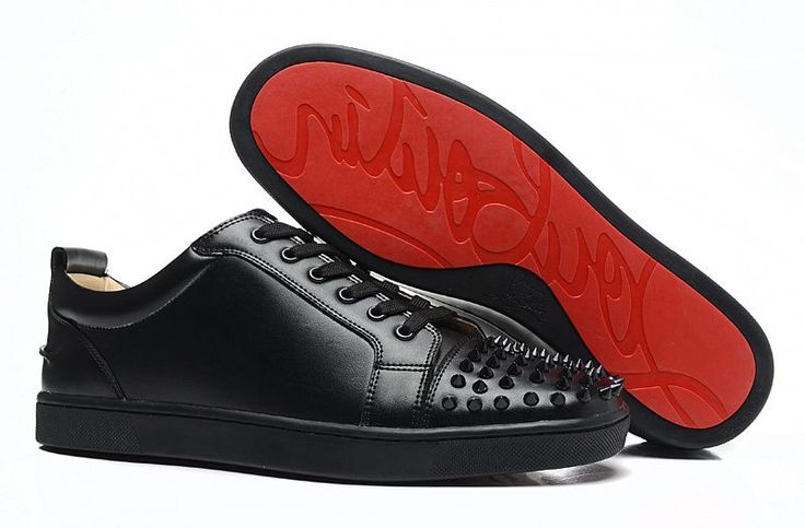 Christian Louboutin Black Leather Black Spike Sneakers Louboutin Sandals, Louboutin Sneakers, New Years Eve Outfit, Louboutin Boots, Mens Sport Sneakers, Christian Louboutin Sneakers, Sweet Charity, Christian Louboutin Outlet, Mens Fashion Work