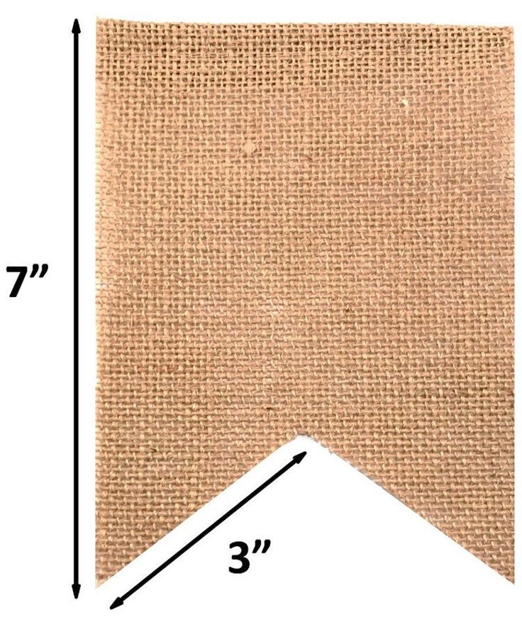 the measurements for an area rug that has been made from burlocked fabric