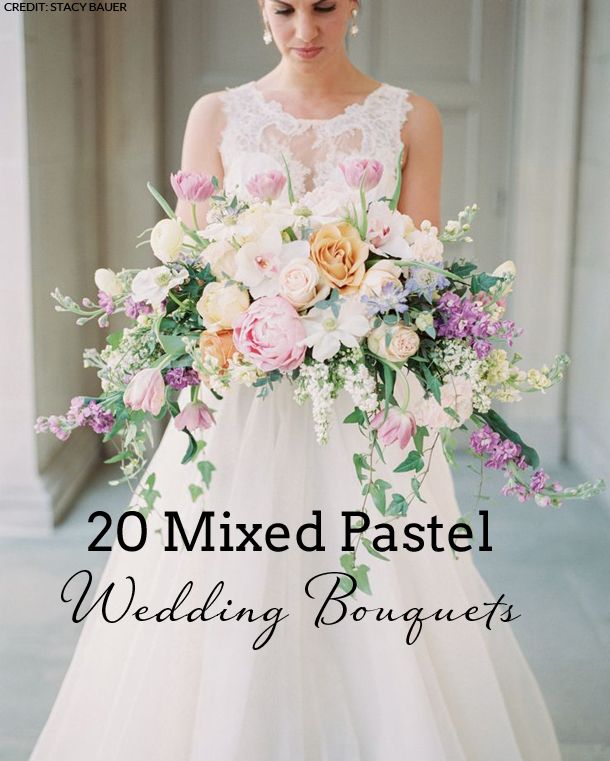 a woman holding a bouquet of flowers in her hand and wearing a white wedding dress