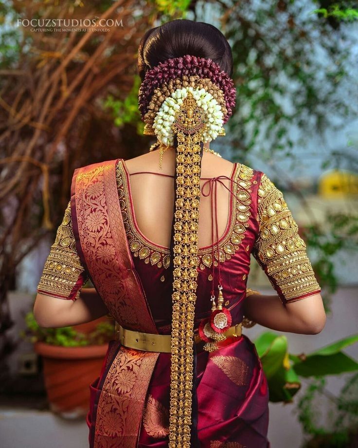 Indian Wedding Jadai, Jadai For Muhurtham, Hair Styles For Muhurtham, Bride Poolajada, Muhurtam Hairstyles South Indian, Bride Hairstyles South Indian Wedding, Muhurtha Hairstyle, South Indian Bridal Makeup Traditional, South Indian Wedding Hairstyles For Long Hair