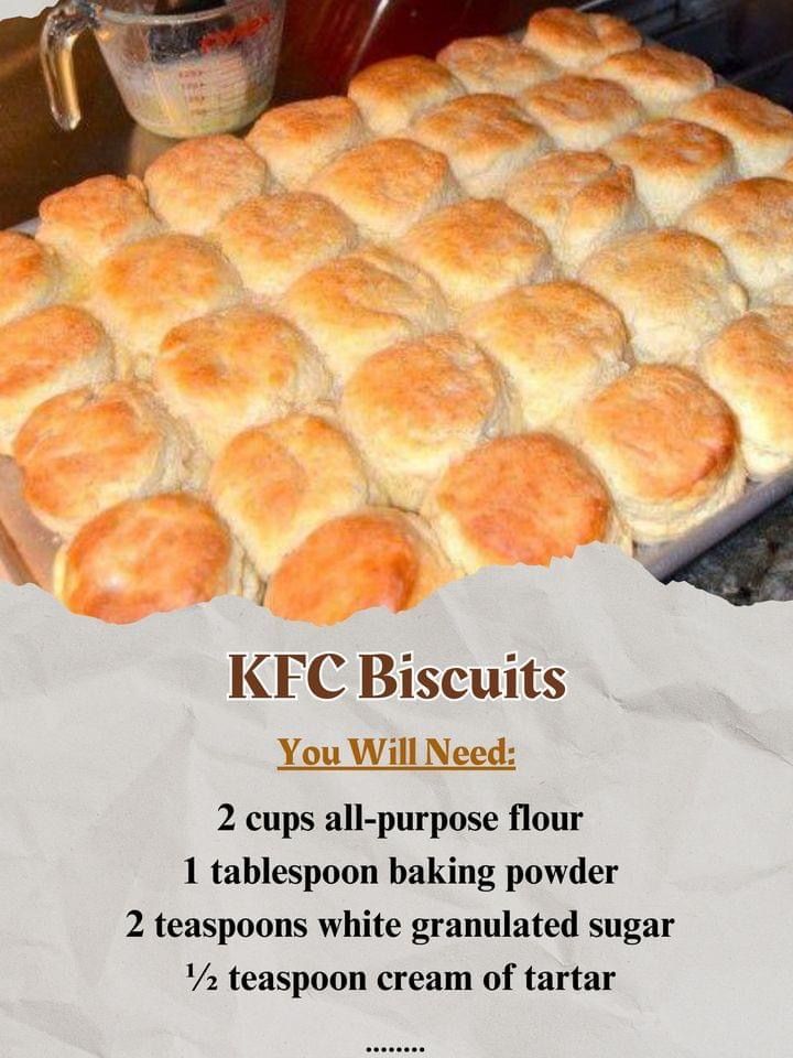 a recipe for biscuits is shown on the counter with instructions to bake them in it