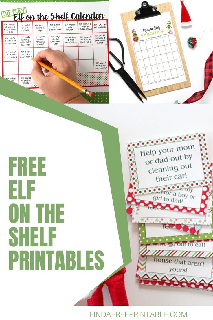 the free elf on the shelf printables are great for kids and adults alike