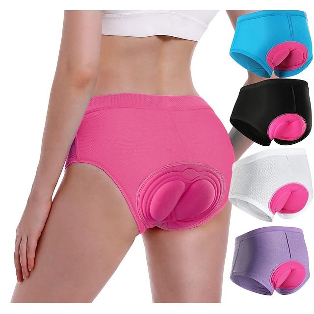 women's panties in various colors and sizes with the bottom open to show butts