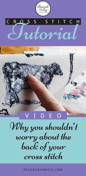 the cross stitch video guide for beginners to learn how to sew with this video