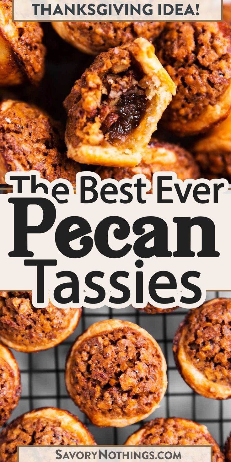 the best ever pecan tasses with text overlay