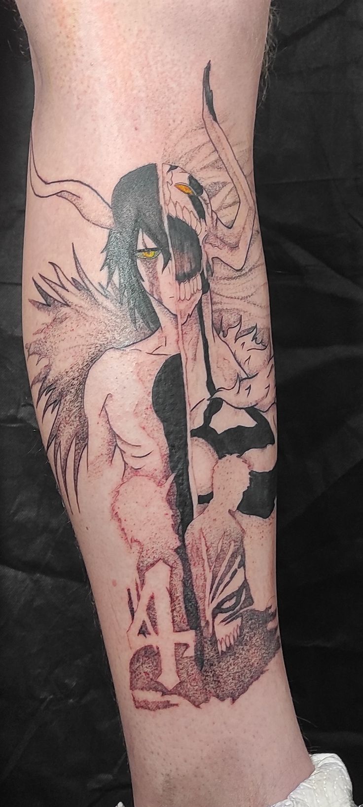 Vasto Lorde Ichigo Espada 4 Ulquiorra Cifer Face to Face Ichigo Mask Resurrection Second Tattoo Bleach BleachTattoo IchigoTattoo UlquiorraTattoo VastoLordeIchigoTattoo Vasto Lorde Ichigo Tattoo, Bleach Hollow Tattoo, Bleach Ulquiorra Tattoo, Ulquiorra Tattoo Ideas, Bleach Tattoo Design, Ulquiorra Tattoo, Ichigo Tattoo, Bleach Anime Tattoo, Bleach Tattoo Ideas