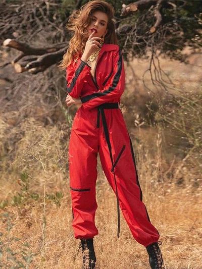 Long Sleeve Zipper Cargo Jumpsuits - rrdeye Catsuit Outfit Jumpsuits, Catsuit Outfit, Patchwork Jumpsuit, Cargo Jumpsuit, Cheap Jumpsuits, Long Pant Jumpsuit, Casual Party Outfit, Stylish Jumpsuit, Men With Street Style