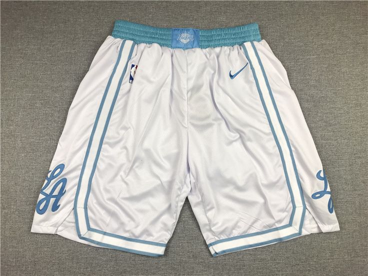 Nba Basketball Shorts, Lakers Shorts, Kobe Bryant 8, Lakers Logo, Blue Basketball, Jersey Basketball, Blue Color Schemes, Shorts White, Yellow Shorts