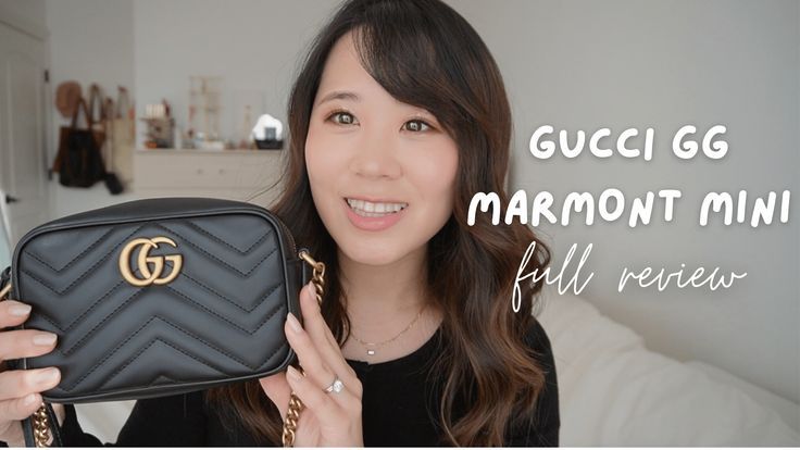 Today I'm here to review my new Gucci GG Marmont Matelasse Mini Bag + see if it's really worth it! I got the black color because I thought it would be easiest to match for a casual look. Hope this try-on review video helps you out! Gg Marmont Matelassé Leather Super Mini Bag, Gucci Crossbody Bag Marmont, Gucci Mini Marmont, Gucci Bag Gg Marmont, Gg Marmont Matelassé Mini Bag, Gucci Gg Marmont Matelasse, Gucci Gg Marmont Mini, Gg Marmont Mini, Gucci Marmont