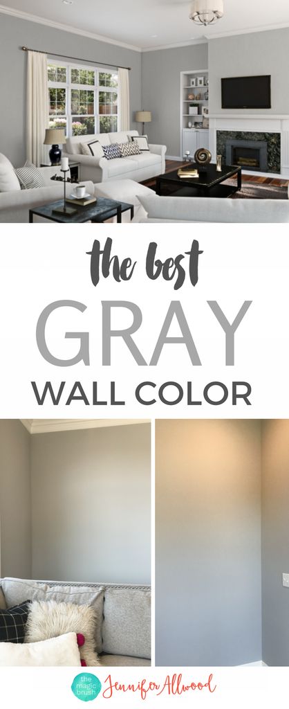 the best gray wall color for your living room