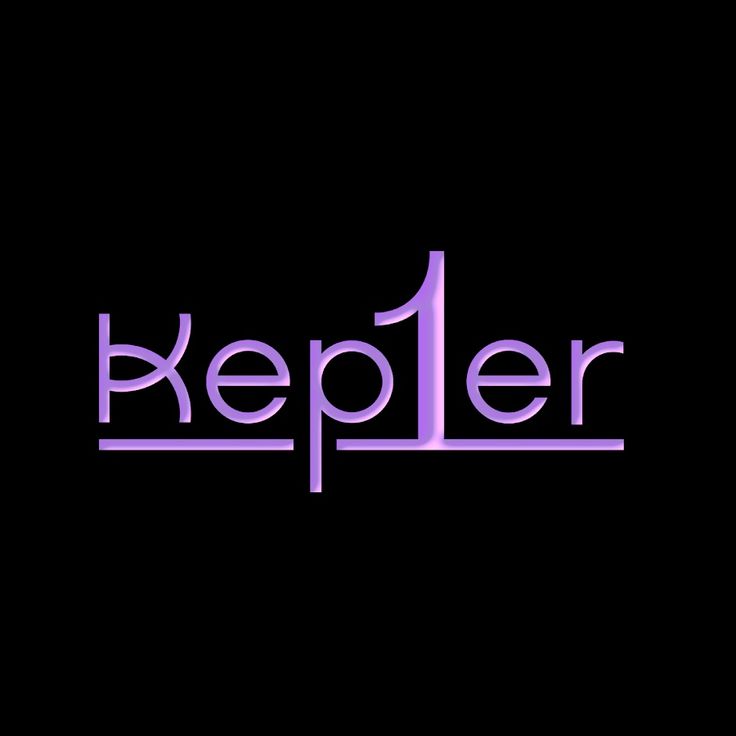 the logo for kepler is shown in purple on a black background with white letters