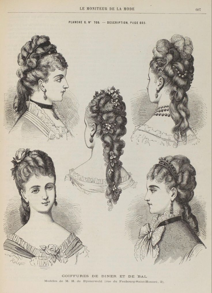 Le Moniteur de la Mode - December 1876 1880s Hairstyles Women, 1880 Hairstyles, Late 1800s Hairstyles, 1830s Hairstyles, 1880s Hairstyles, 1890s Hairstyles, 1870s Hair, 17th Century Hair, Tendrils Hair